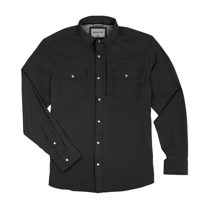 Poncho - The Piedras Negras Black - Western Shirt