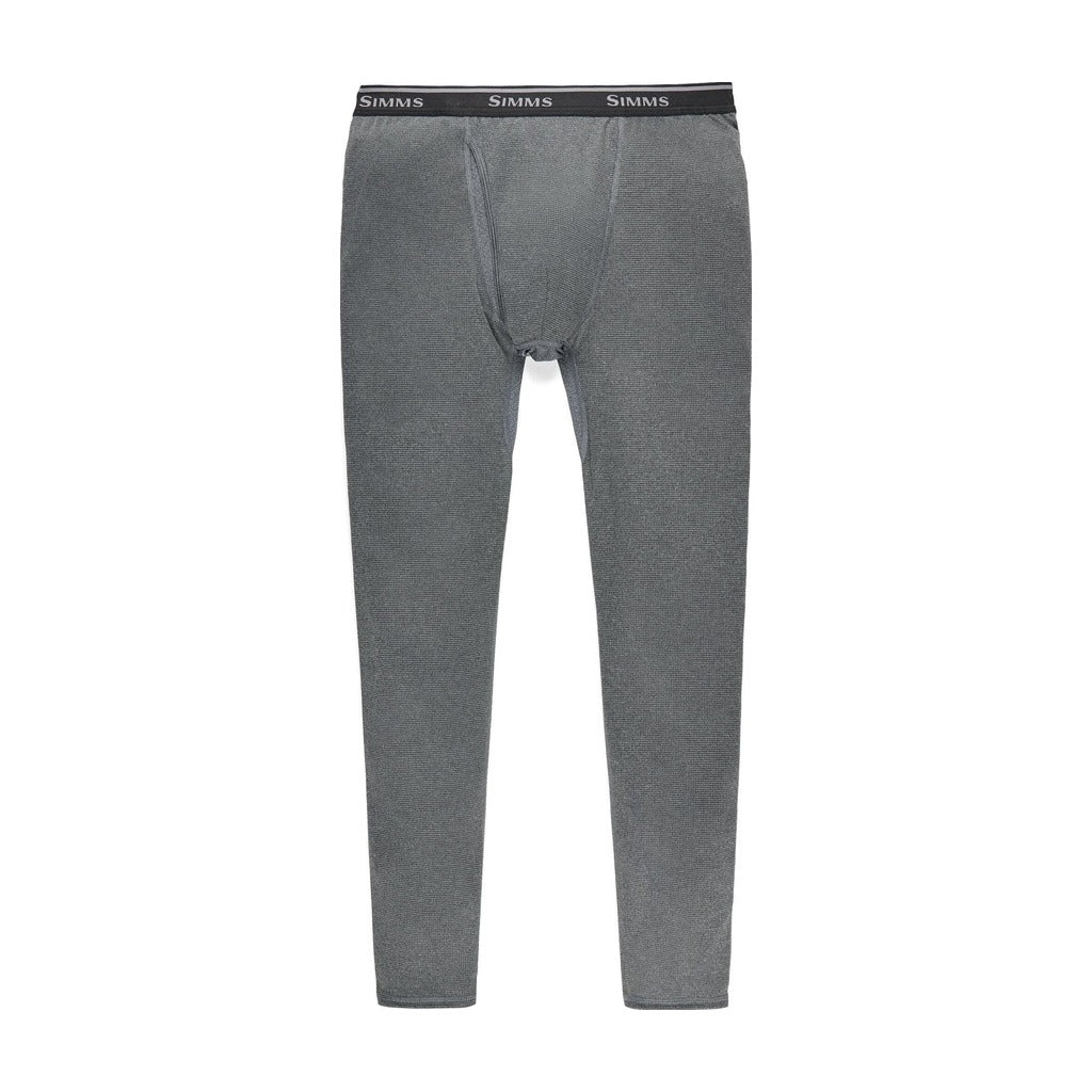 Simms - Men's Strata 160 Baselayer Bottom - Dark Grey Heather - Apparel - Fly Fish Food