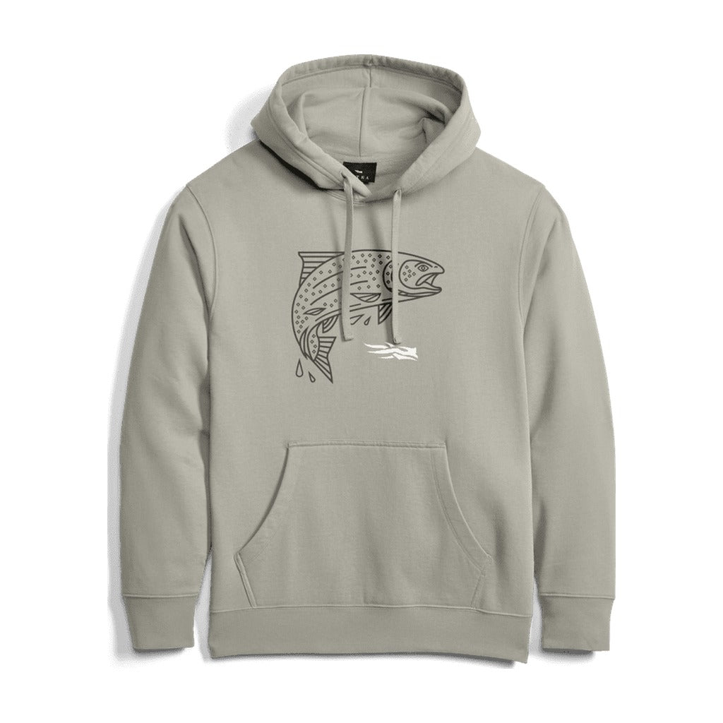 Sitka - Target Pullover Hoodie - Pebble Grey Trout - Apparel - Fly Fish Food