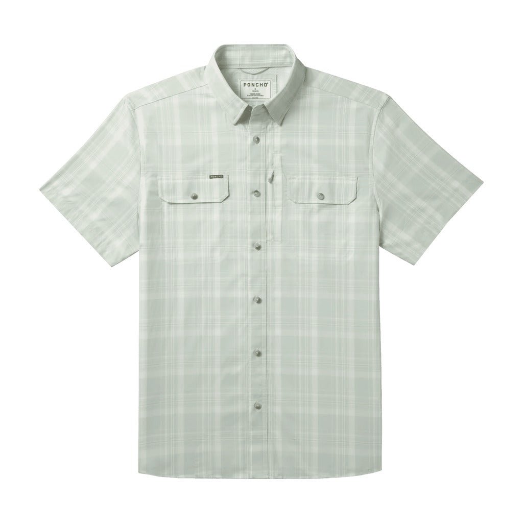 Poncho - The Cypress - Moss Green Plaid - Apparel - Fly Fish Food