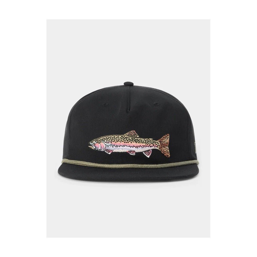 Duck Camp Grandpa Rainbow Trout Hat - Black - Hats - Fly Fish Food