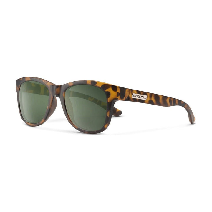 Suncloud Leeway - Matte Yellow Tortoise - Polarized Gray Green Lens - Sunglasses - Fly Fish Food