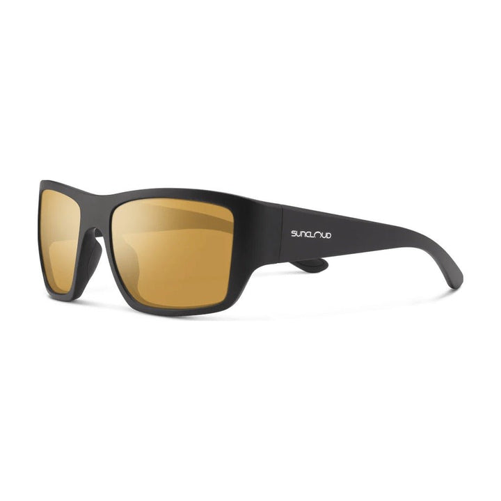 Suncloud Sculpin - Matte Black - Polarized Sienna Mirror Lens - Sunglasses - Fly Fish Food