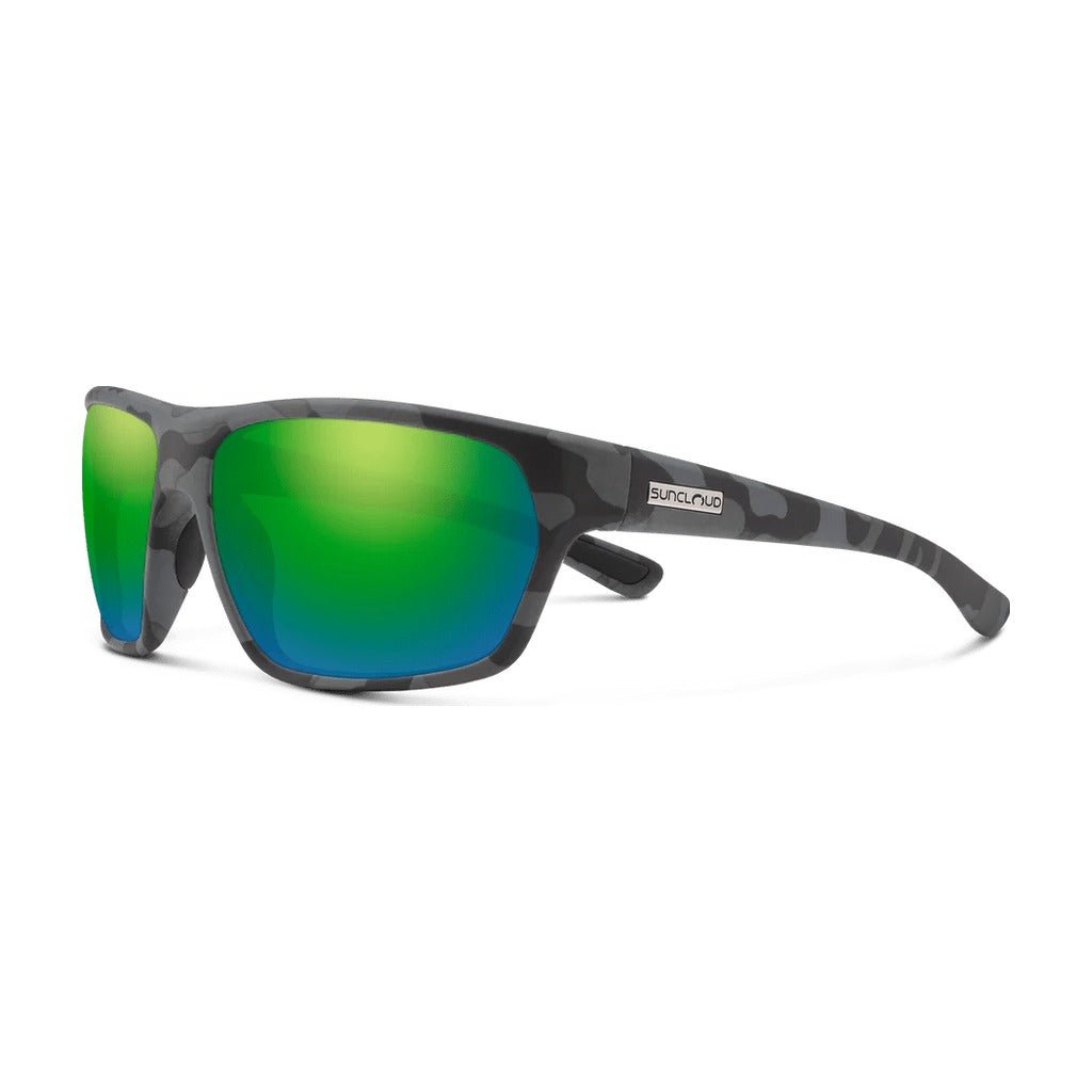 Suncloud Boone - Matte Stonefish - Polarized Green Mirror Lens - Sunglasses - Fly Fish Food