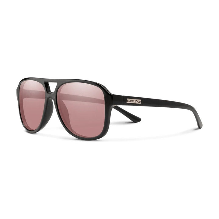 Suncloud Sandy - Black - Polarized Low Light Rose Lens - Sunglasses - Fly Fish Food
