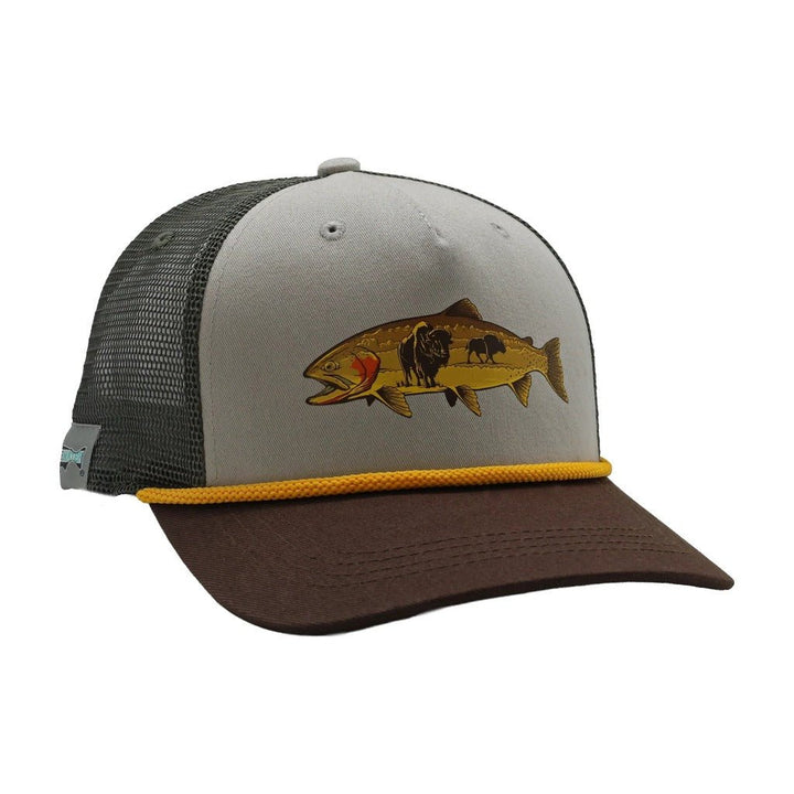 RepYourWater - Bison Trout 5 Panel Hat - Hats - Fly Fish Food