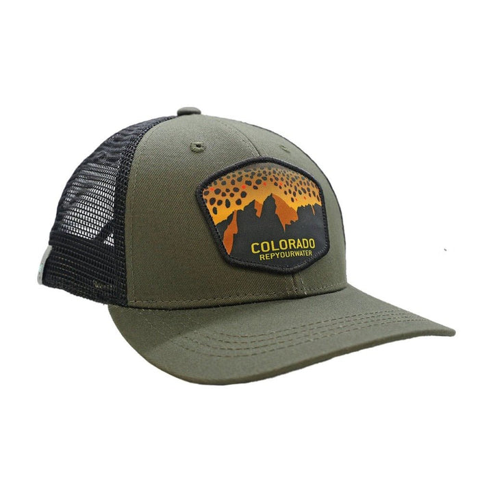RepYourWater - Colorado Mountain Brown Hat - Hats - Fly Fish Food