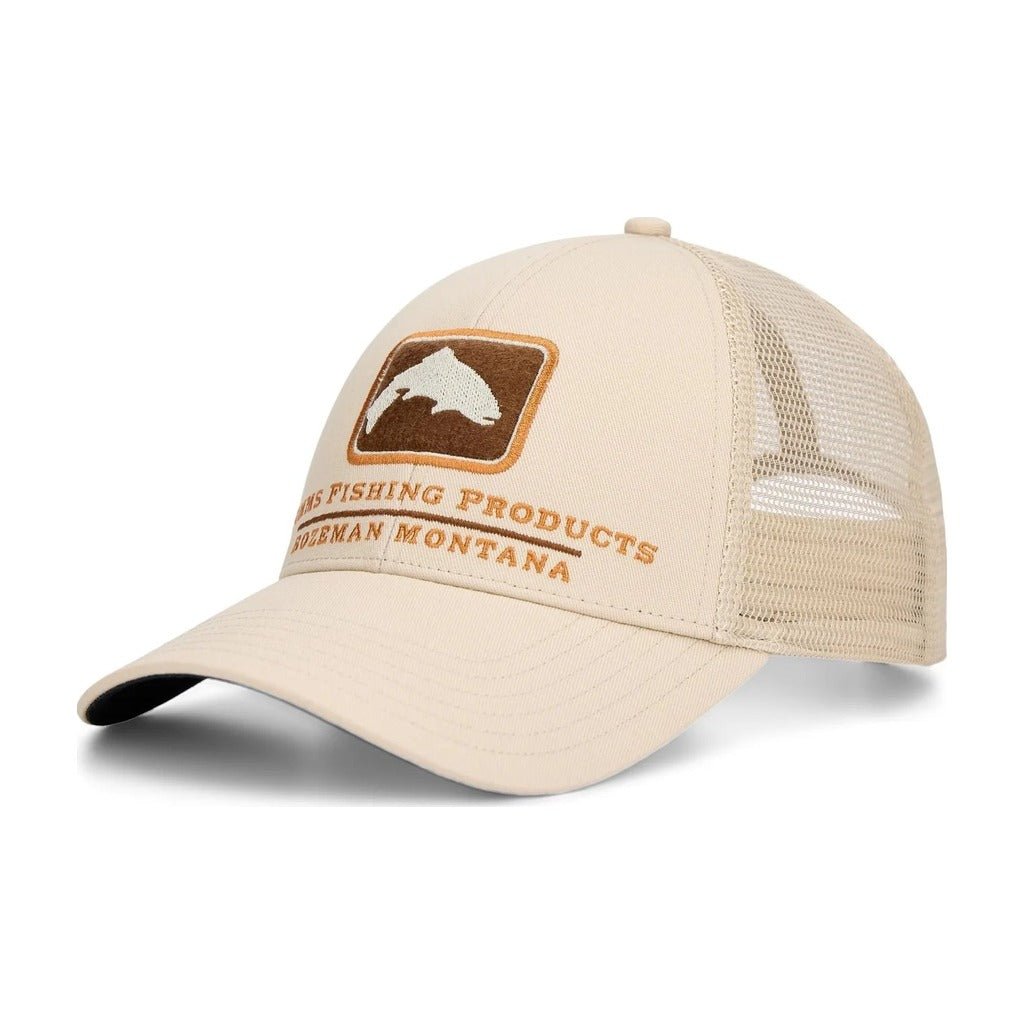 Simms Trout Icon Trucker Hat - Burnished Clay - Hats - Fly Fish Food