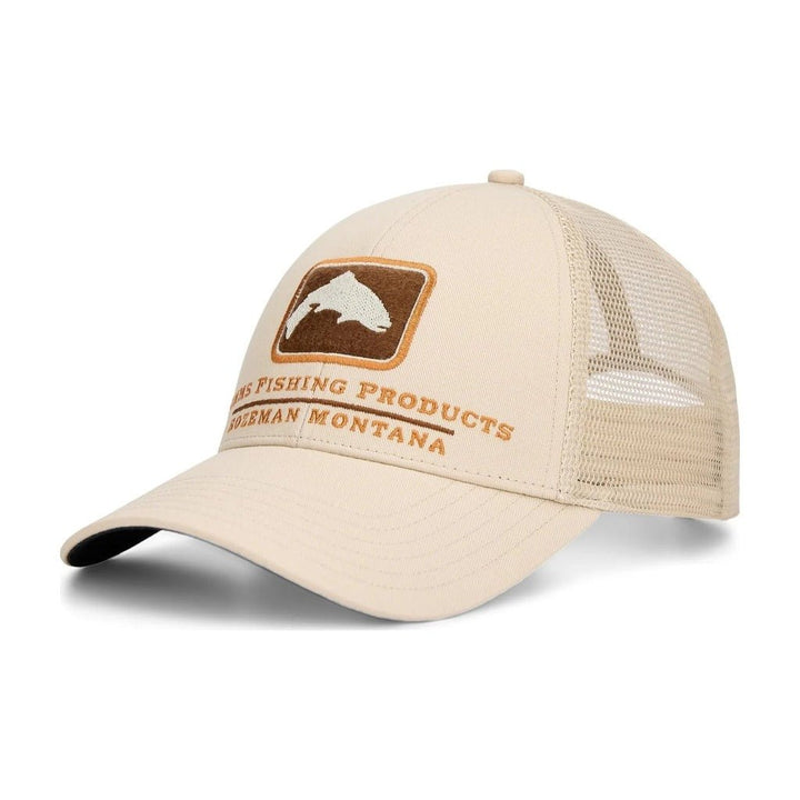 Simms Trout Icon Trucker Hat - Burnished Clay - Hats - Fly Fish Food