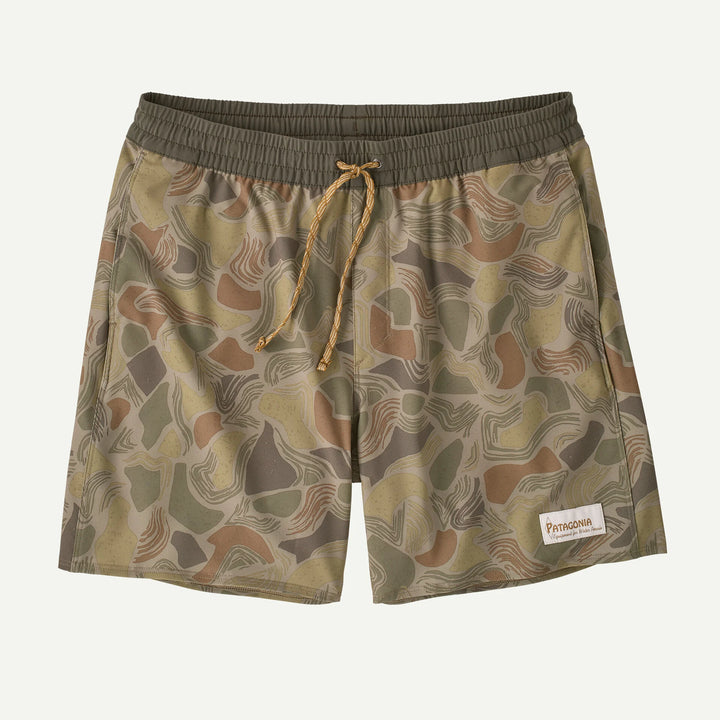 Patagonia - Men's Hydropeak Volley Shorts - 16" - Coastal Edge:Weathered Stone - Apparel - Fly Fish Food