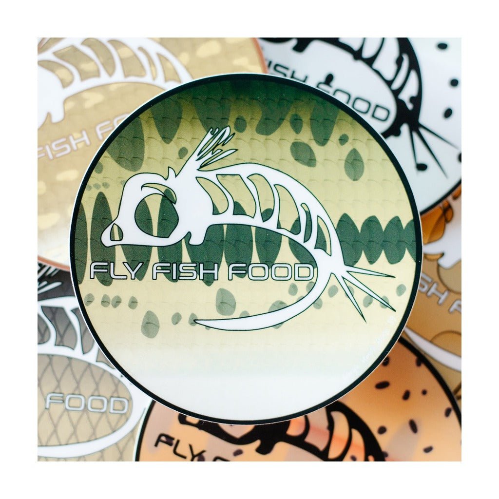 Fly Fish Food Sticker - Large Mouth Bass (5") - Stickers - Fly Fish Food