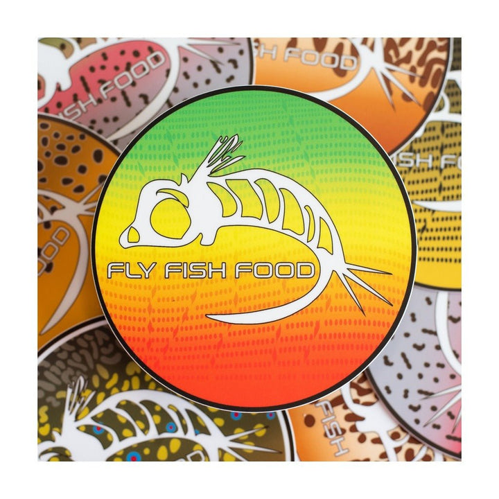 Fly Fish Food Sticker - Rasta Dorado (5") - Stickers - Fly Fish Food