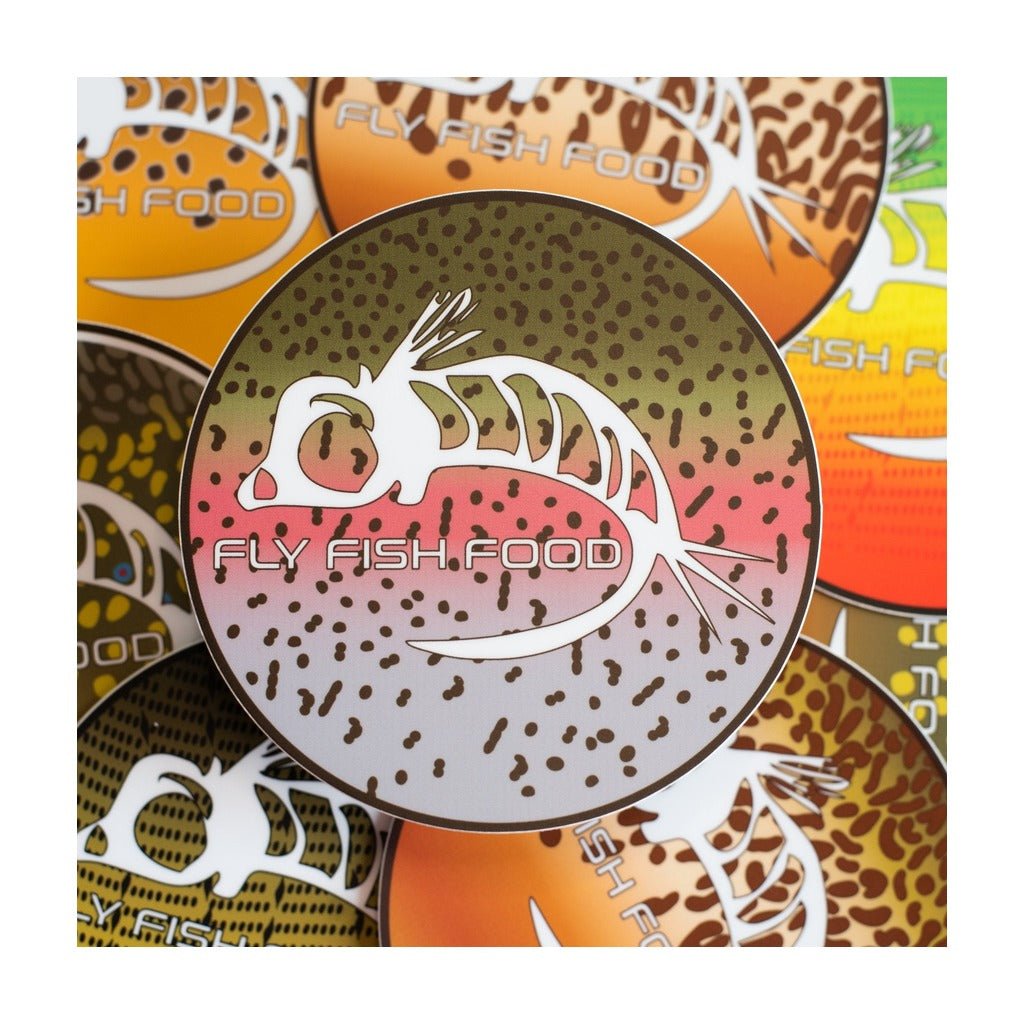 Fly Fish Food Sticker - Rainbow Trout (5") - Stickers - Fly Fish Food