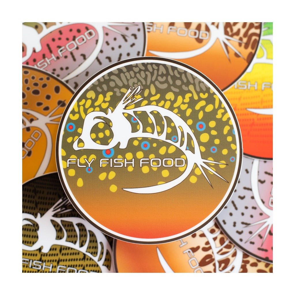 Fly Fish Food Sticker - Brook Trout (2") - Stickers - Fly Fish Food