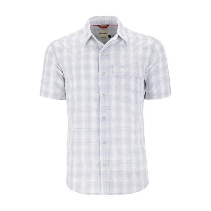 Simms - M's Big Sky Shirt - Short Sleeve - White Bimini - Apparel - Fly Fish Food