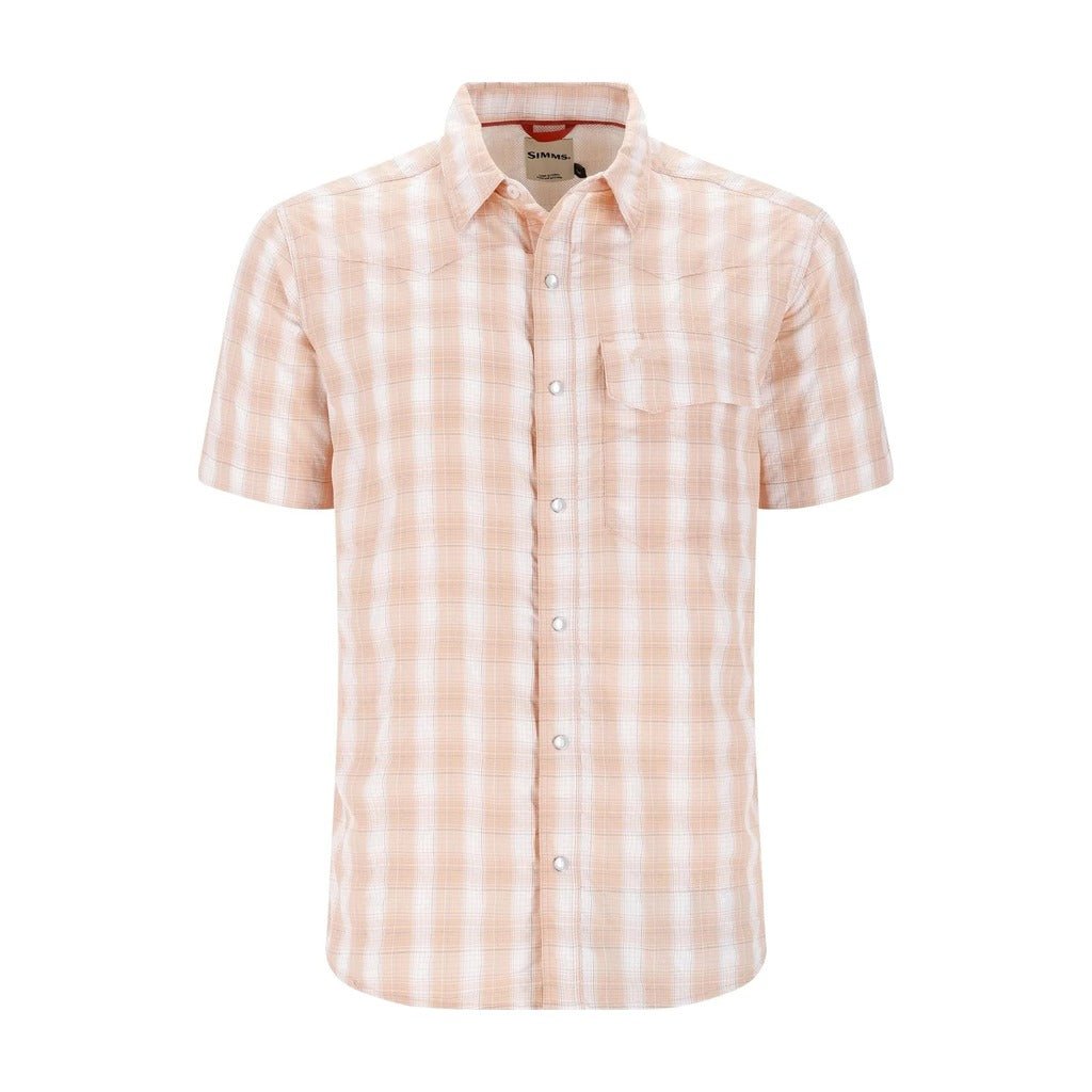 Simms - M's Big Sky Shirt - Short Sleeve - White Starfish - Apparel - Fly Fish Food