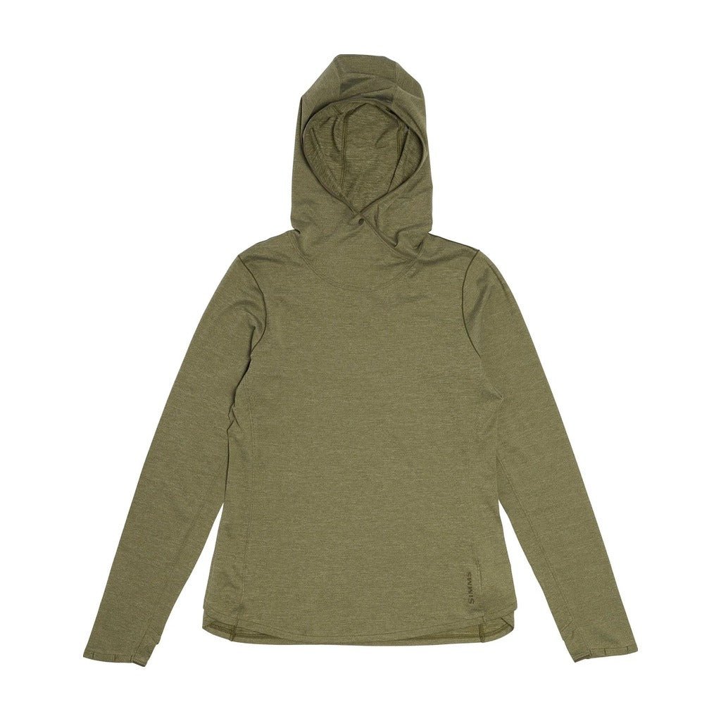 Simms Women's Bugstopper Solarflex Hoody - Loden Heather - Apparel - Fly Fish Food