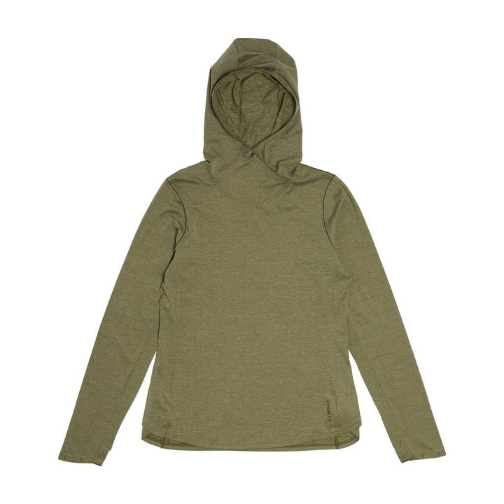 Simms Women's Bugstopper Solarflex Hoody - Loden Heather - Apparel - Fly Fish Food