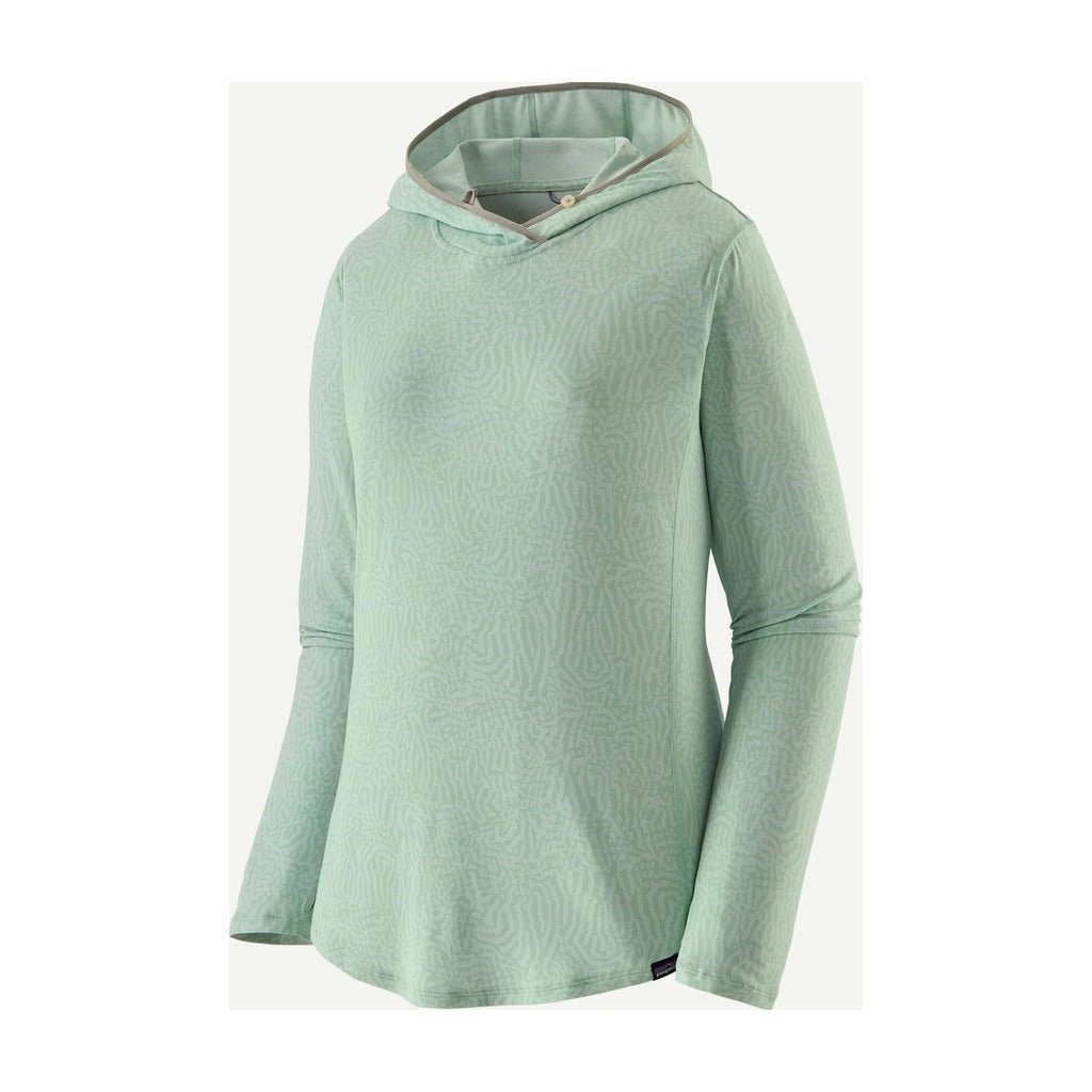 Patagonia - Women's Tropic Comfort Natural Sun Hoody - Sea Run: Thin Ice - Apparel - Fly Fish Food