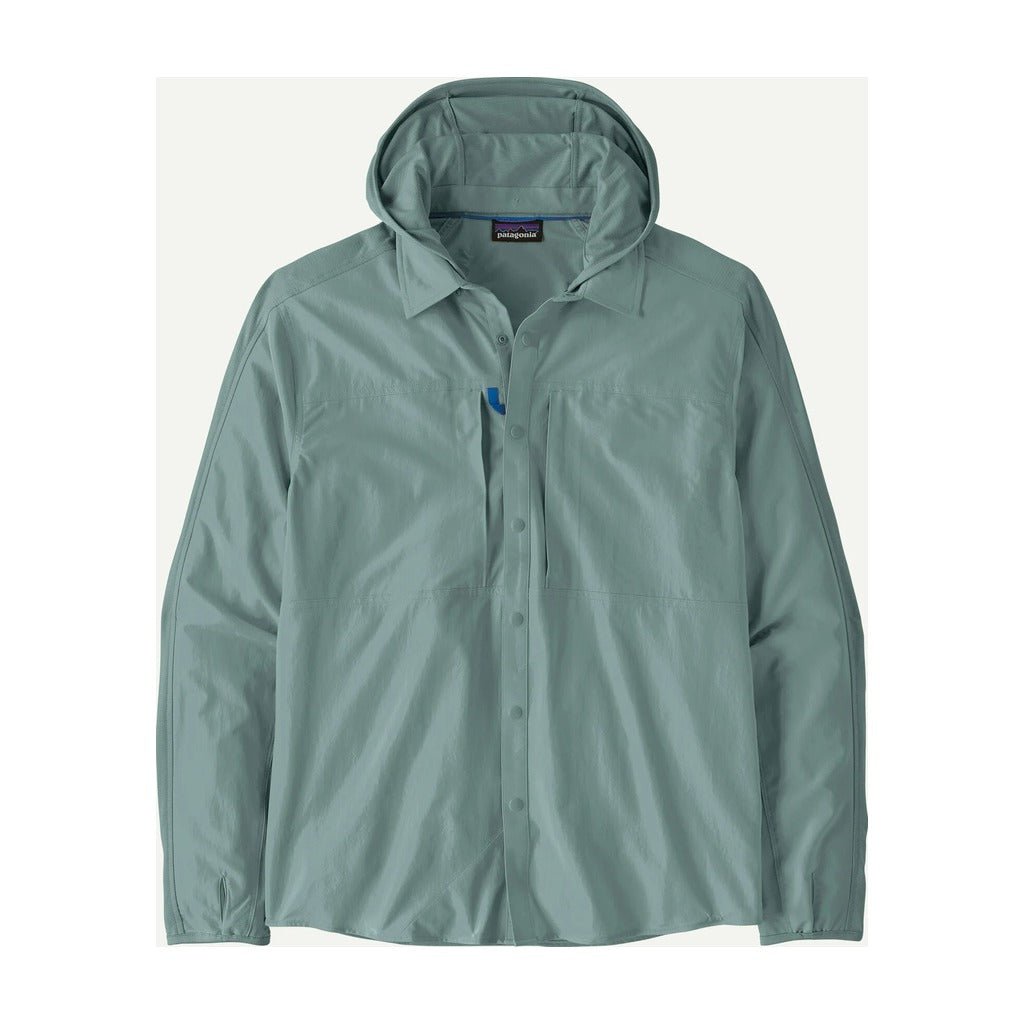 Patagonia - Men's River Rambler Hybrid Sun Hoody - Blue Sage - Apparel - Fly Fish Food