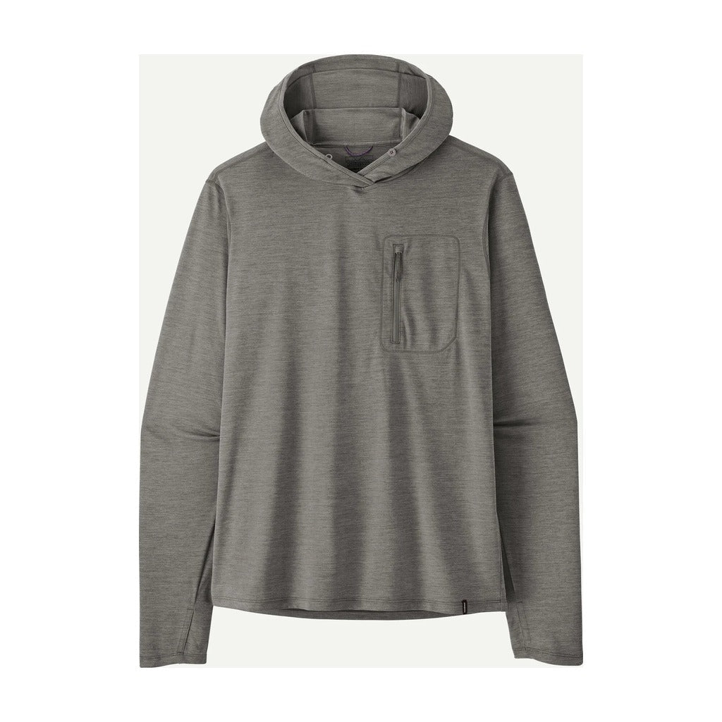Patagonia - Men's Capilene Cool Sun Hoody - Forge Grey - Noble Grey X - Dye - Apparel - Fly Fish Food