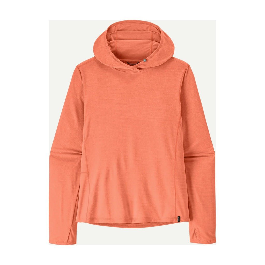 Patagonia - Women's Capilene Cool Sun Hoody - Mellow Melon - Peach Sherbet X - Dye - Apparel - Fly Fish Food
