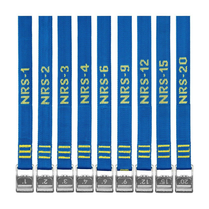 NRS 1" HD Tie - Down Straps Pair - Iconic Blue - Float Tubes & Accessories - Fly Fish Food
