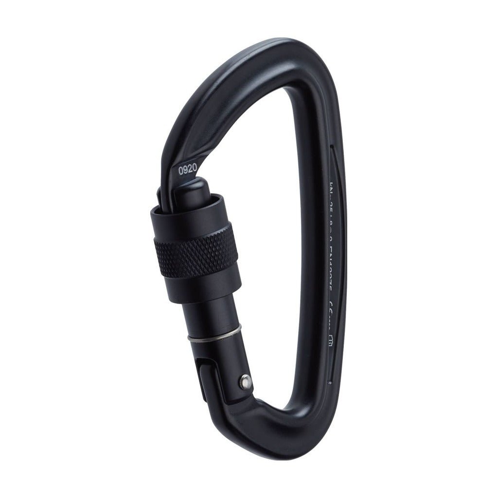 NRS Sliq Screw Lock Carabiner - Black - Float Tubes & Accessories - Fly Fish Food