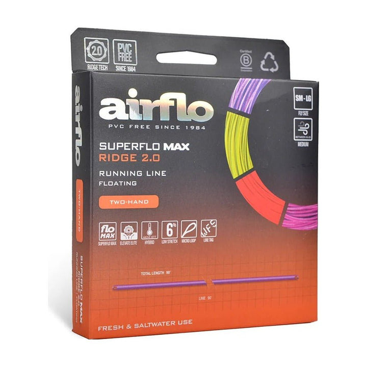 Airflo Superflo Max Ridge 2.0 - Floating Running Line - Fly Lines - Fly Fish Food