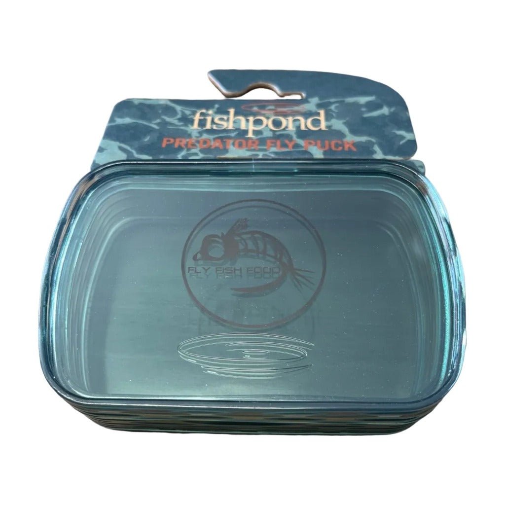 Fly Fish Food "FFF" Logo Fishpond Predator Fly Puck - Smoke Grey - Fly Boxes - Fly Fish Food