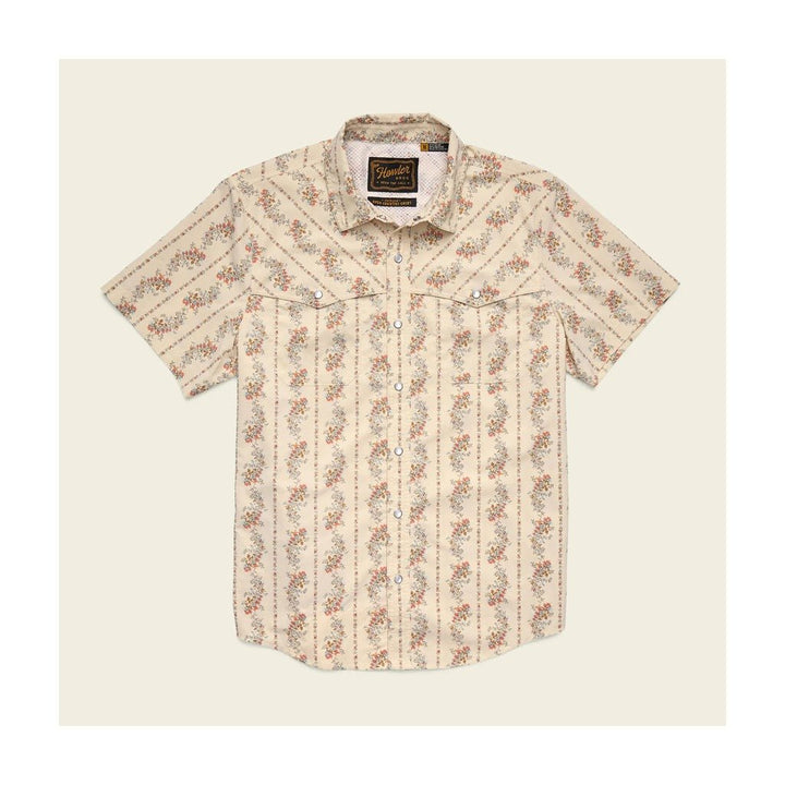 Howler Bros - Open Country Tech Shirt - Grampa's Curtains: Natural - Apparel - Fly Fish Food