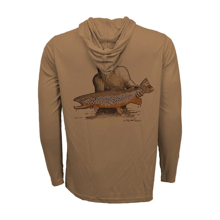 FFF Logo - RepYourWater Hero Squatch ECO50 Performance Hoody - Apparel - Fly Fish Food