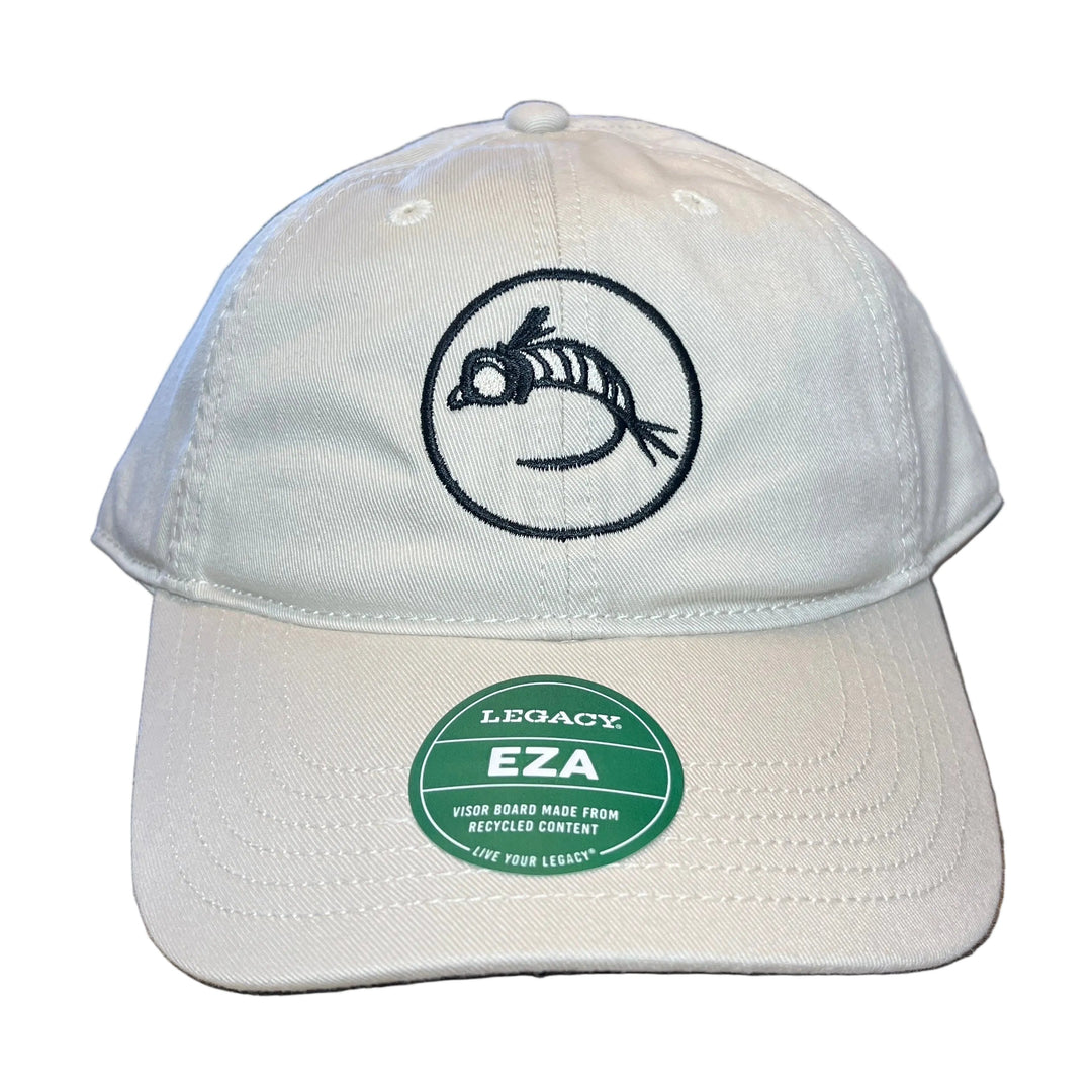 6 Panel - Fly Fish Food Logo Hat - Cream