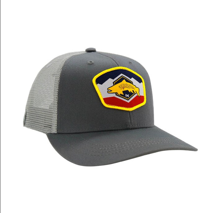 RepYourWater Brimmed Hat, Standard Fit, Utah Trout