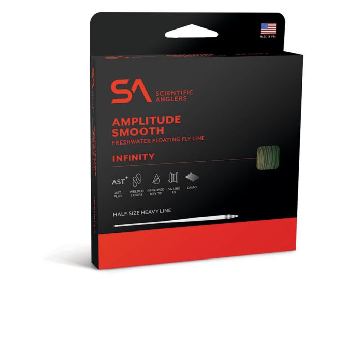 Scientific Anglers Amplitude Smooth Infinity Taper Fly Line - Camo - Fly Lines - Fly Fish Food