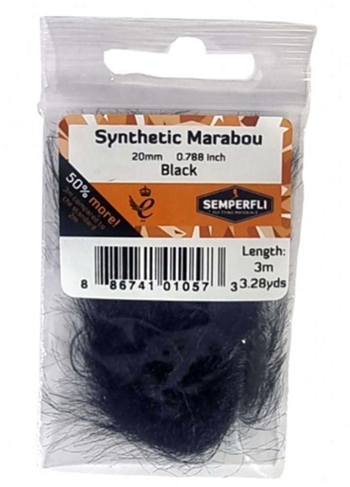 Semperfli Synthetic Marabou 20 mm / Tangerine