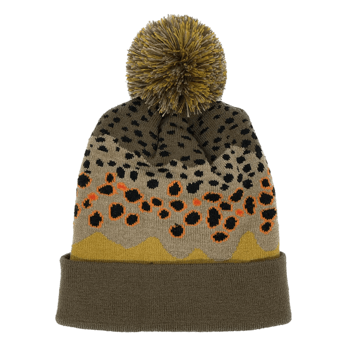 RepYourWater Brown Trout Skin Knit Hat - Hats - Fly Fish Food