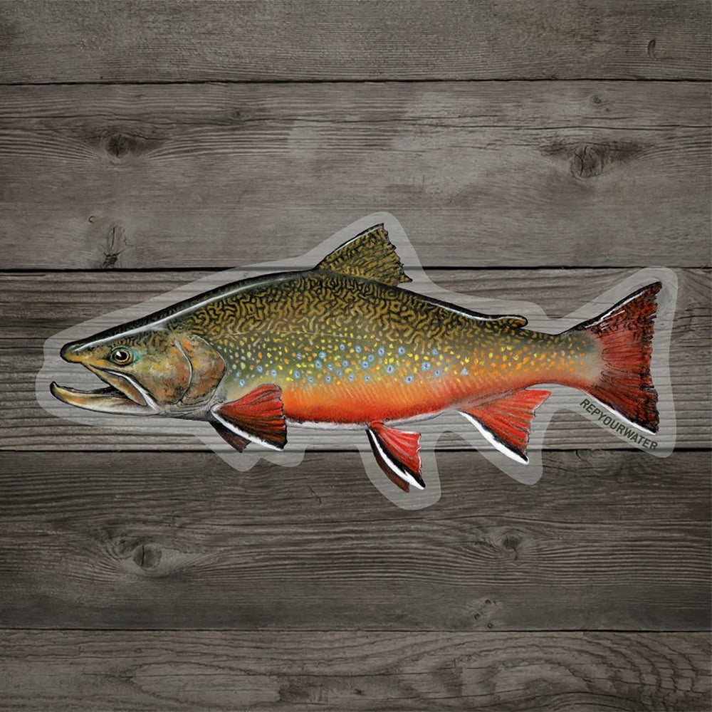 Rep Your Water - Brookie Sticker - Stickers - Fly Fish Food