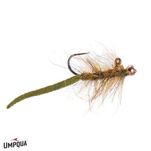 Balanced Leather Leech Nano - Olive - Flies - Fly Fish Food