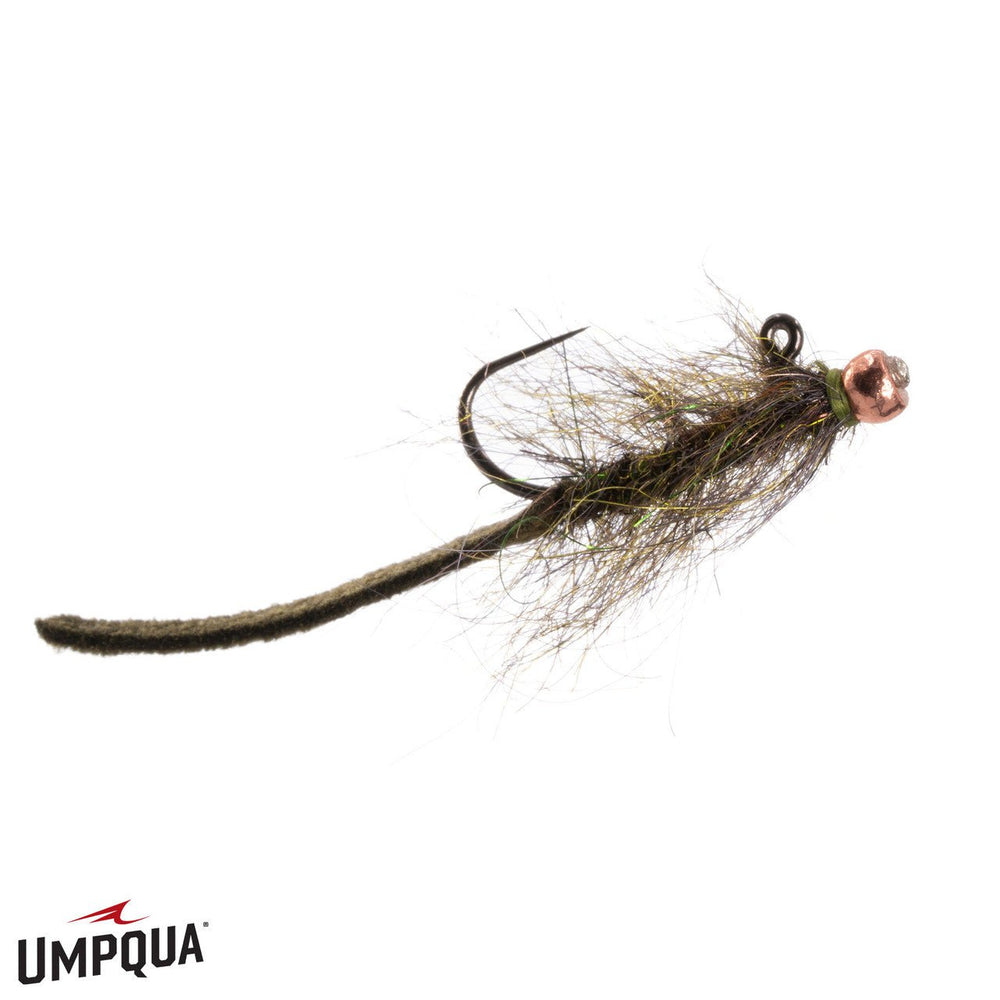 Balanced Leather Leech Nano - Peacock - Flies - Fly Fish Food