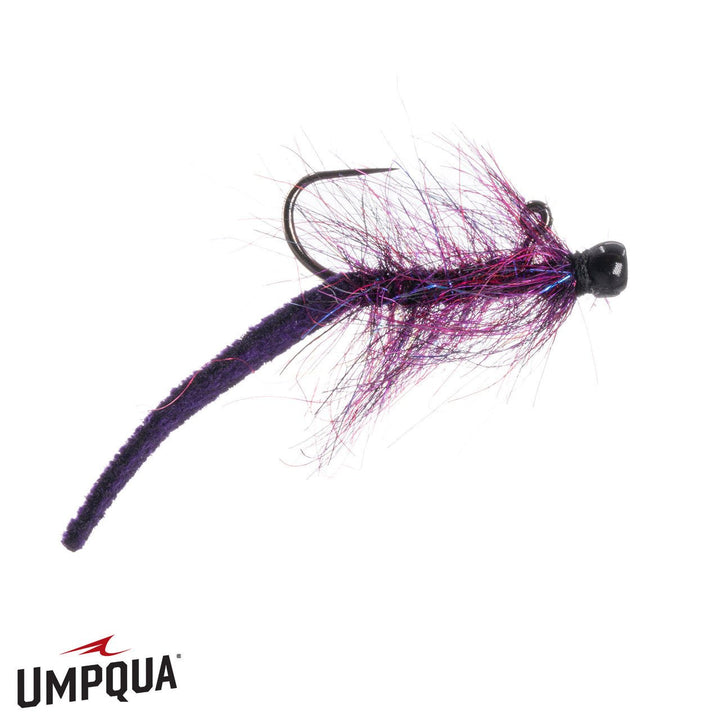Balanced Leather Leech Nano - Purple - Flies - Fly Fish Food