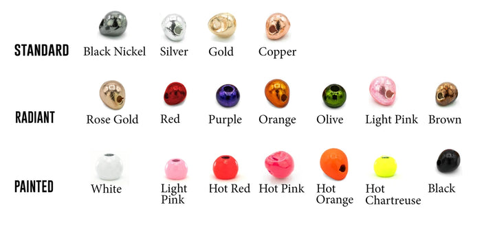 Umpqua Radiant Slotted Tungsten Beads