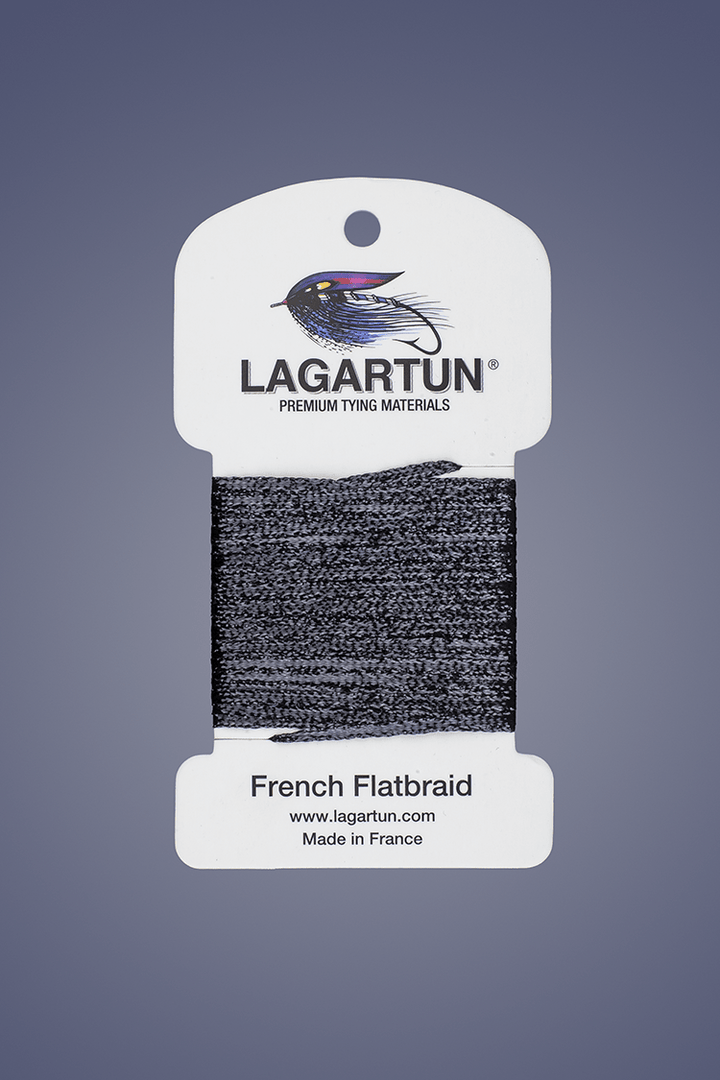Lagartun Flatbraid - Wire , Tinsel & Lead - Fly Fish Food