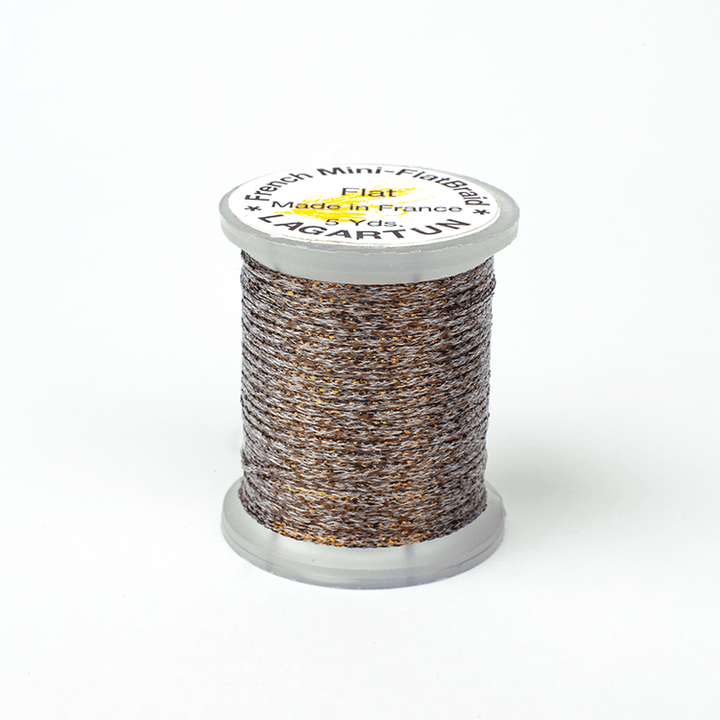 Lagartun Mini Flatbraid - Wire , Tinsel & Lead - Fly Fish Food