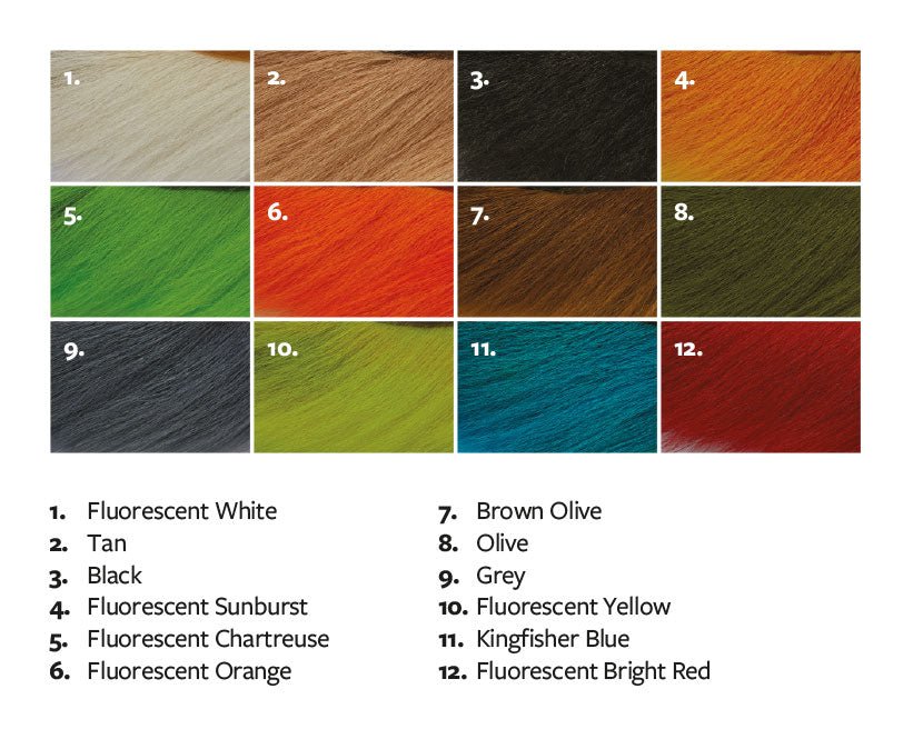 Fulling Mill Premium Selected Bucktail - Hair & Fur - Fly Fish Food