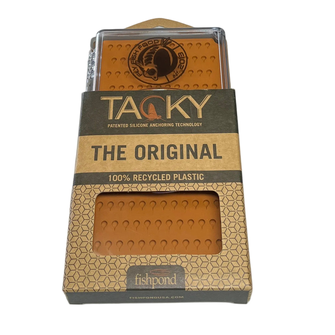 Fly Fish Food "FFF" Logo Fishpond Tacky Original Fly Box - Burnt Orange
