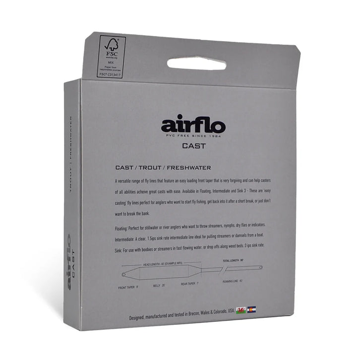 Airflo Cast - Performance Taper - Fly Lines - Fly Fish Food