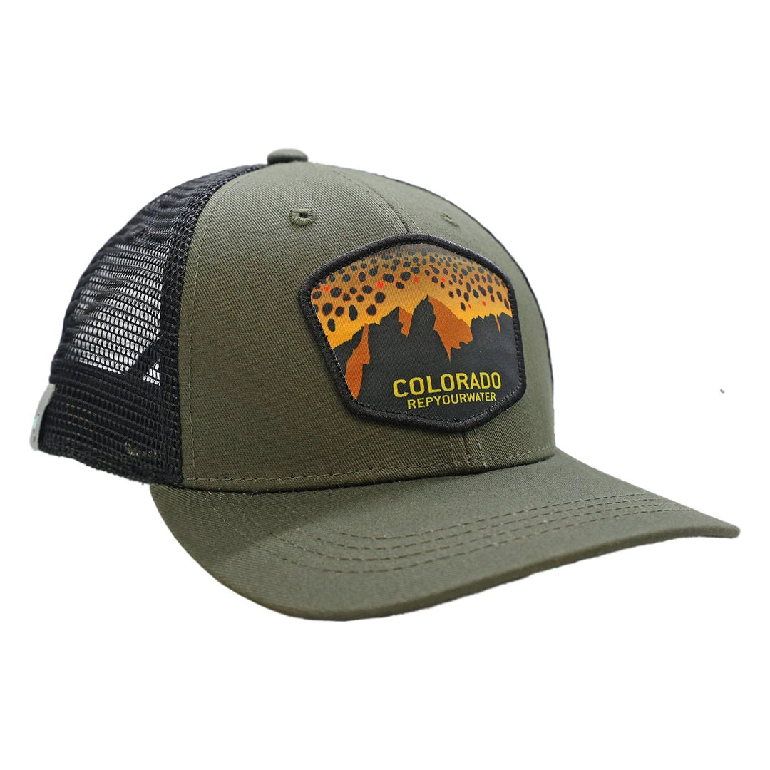 RepYourWater - Colorado Mountain Brown Hat - Hats - Fly Fish Food