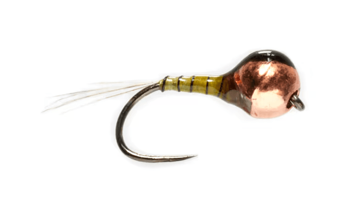 Weiss Baetis Pellet Anchor Light Olive Barbless - Flies - Fly Fish Food