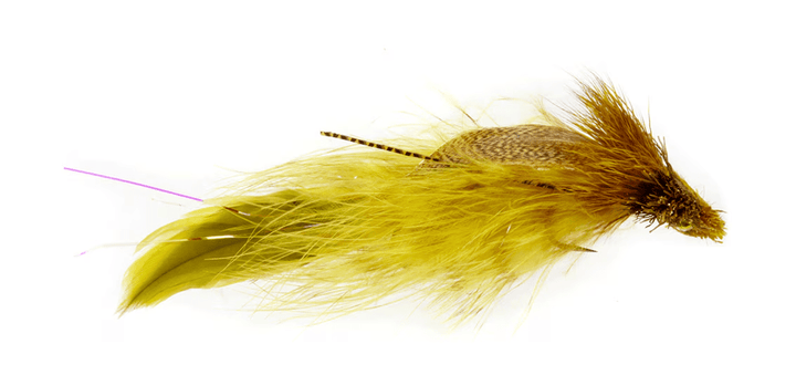 Verlac's Wedge - Head - Olive & Yellow - Flies - Fly Fish Food